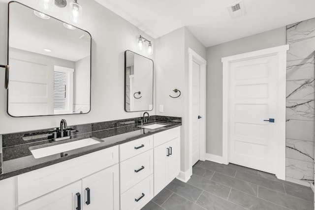 614 Woodrush Dr, Clarksville, TN 37040 - bathroom with marble finish floors and double vanity