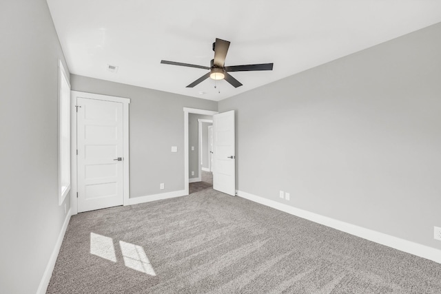 614 Woodrush Dr, Clarksville, TN 37040 - unfurnished bedroom with carpet floors and ceiling fan