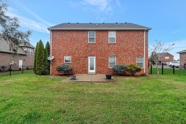 1317 Sam Houston Ave, Murfreesboro, TN 37129 - rear view of property featuring a patio area and brick siding