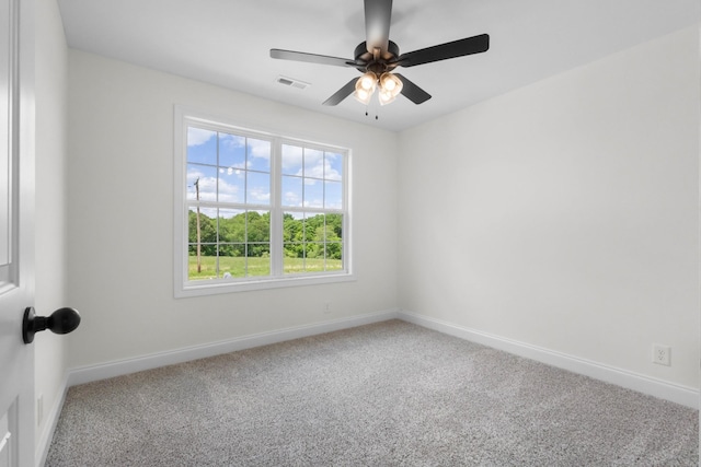 1 Shelton Ferry Rd, Southside, TN 37171 - unfurnished room with carpet, baseboards, and ceiling fan