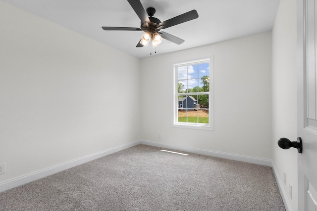 1 Shelton Ferry Rd, Southside, TN 37171 - empty room featuring carpet, baseboards, and ceiling fan