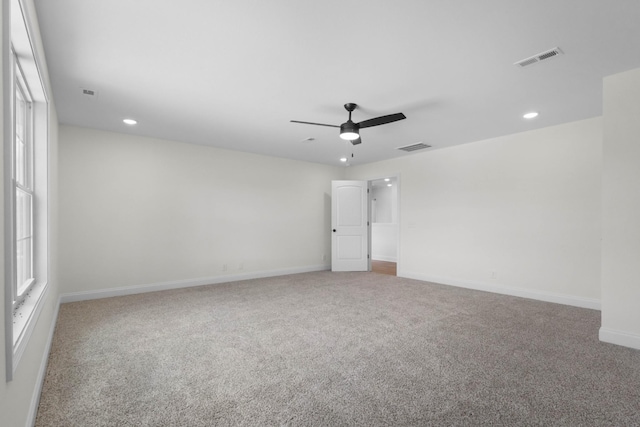 1 Shelton Ferry Rd, Southside, TN 37171 - carpeted spare room featuring a ceiling fan, recessed lighting, and baseboards