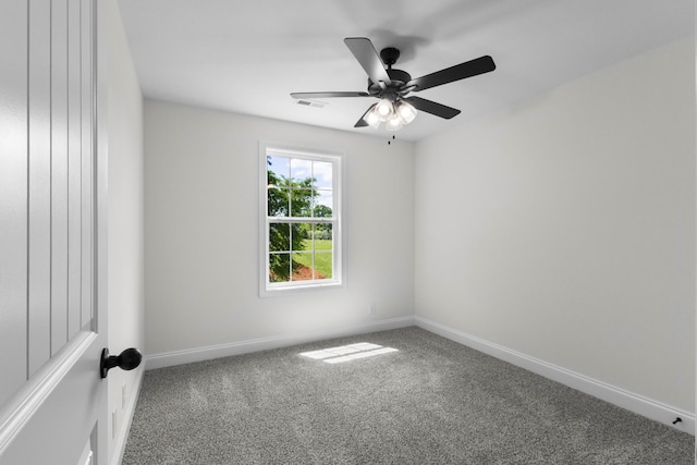 2214 S Hinton Rd, Southside, TN 37171 - carpeted spare room featuring ceiling fan and baseboards