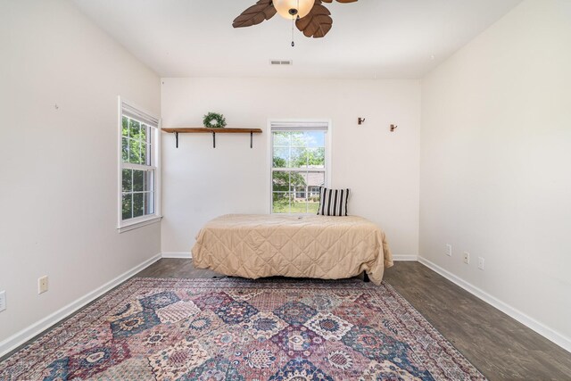 500 Mark Green Ct, Spring Hill, TN 37174 - bedroom featuring wood finished floors, baseboards, and a ceiling fan
