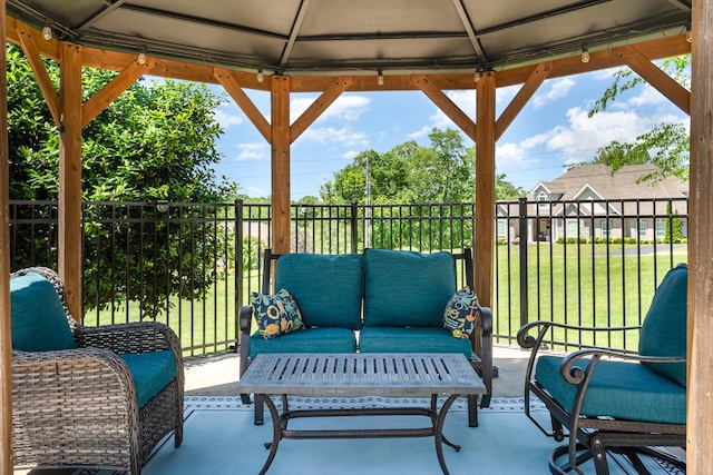 500 Mark Green Ct, Spring Hill, TN 37174 - view of patio featuring a gazebo and outdoor lounge area
