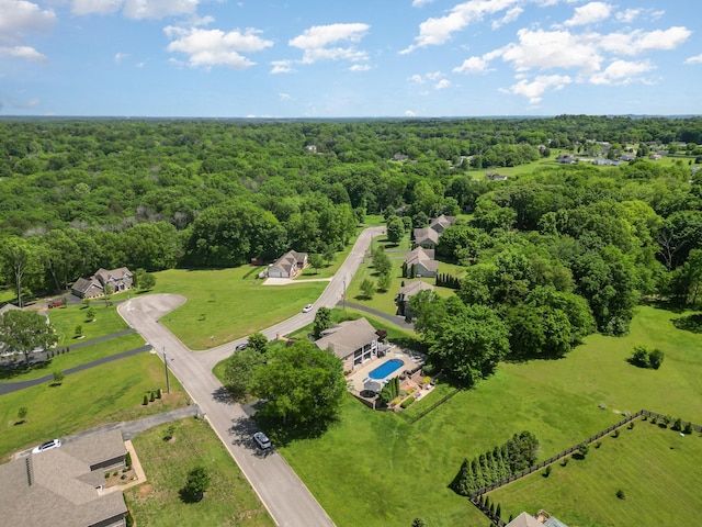 500 Mark Green Ct, Spring Hill, TN 37174 - bird's eye view of a heavily wooded area