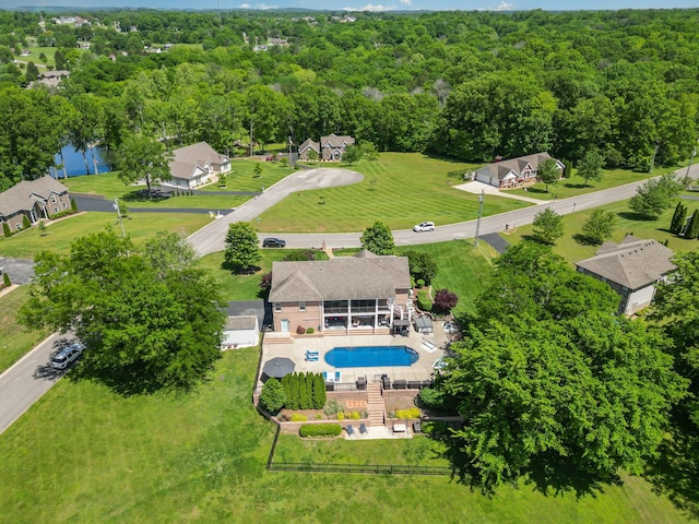 500 Mark Green Ct, Spring Hill, TN 37174 - drone / aerial view of a pool area