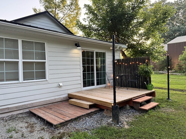 215 W College St, Bradford, TN 38316 - view of deck