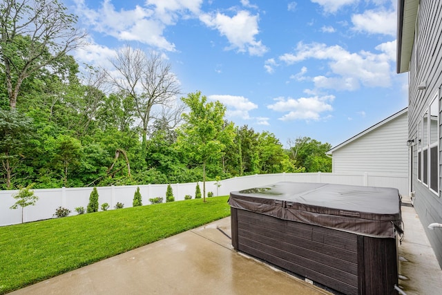 3308 Longstalk Rd, Antioch, TN 37013 - view of patio with a hot tub