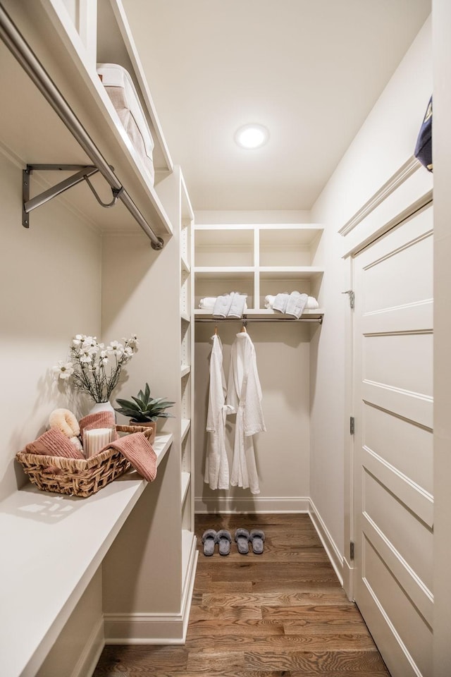 1219 Ben Forkum Dr, Lebanon, TN 37087 - mudroom with wood finished floors, baseboards, and recessed lighting
