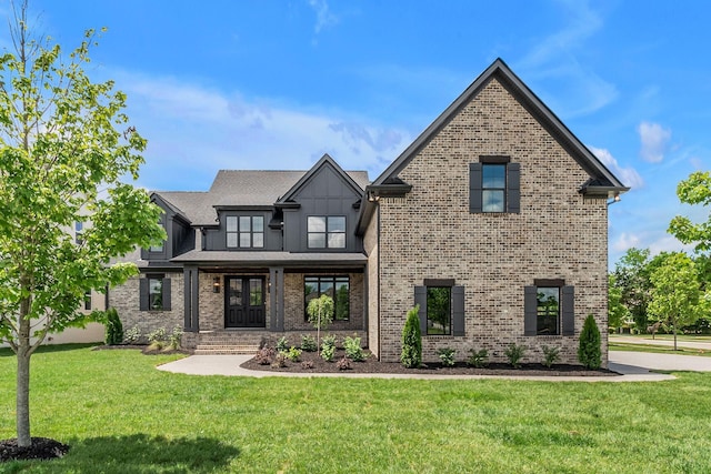 848 Brook Trl, Lebanon, TN 37087 - view of front of house with brick siding and a front lawn