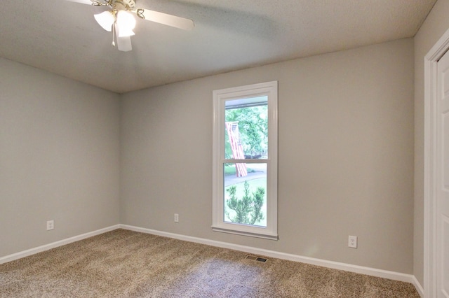 1420 E Rhett Butler Rd, Clarksville, TN 37042 - carpeted spare room with baseboards and ceiling fan
