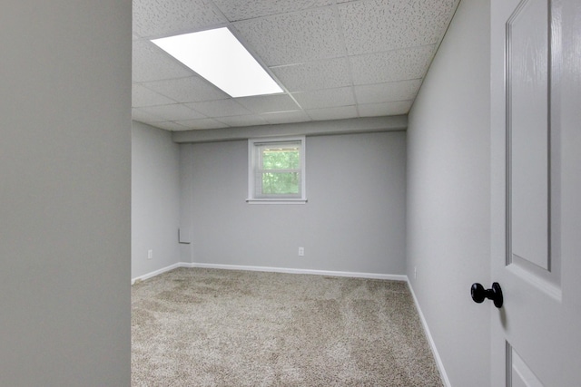 1420 E Rhett Butler Rd, Clarksville, TN 37042 - unfurnished room featuring carpet flooring, baseboards, and a drop ceiling