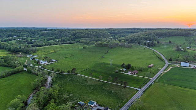 4824 Leipers Creek Rd, Williamsport, TN 38487 - aerial view of sparsely populated area with agricultural land