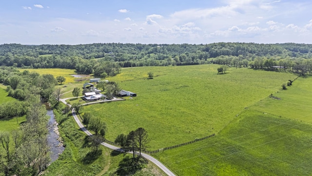 4824 Leipers Creek Rd, Williamsport, TN 38487 - aerial view of sparsely populated area featuring a heavily wooded area