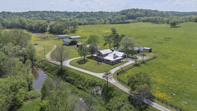 4824 Leipers Creek Rd, Williamsport, TN 38487 - view of rural area featuring a large body of water and a forest