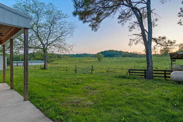 4824 Leipers Creek Rd, Williamsport, TN 38487 - yard at dusk with a water view