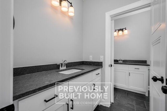 5517 Sinclair St, Murfreesboro, TN 37127 - bathroom with vanity and tile patterned floors
