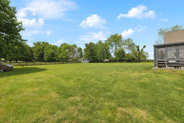 273 Halltown Rd, Cottontown, TN 37048 - view of yard with an outbuilding and a storage shed