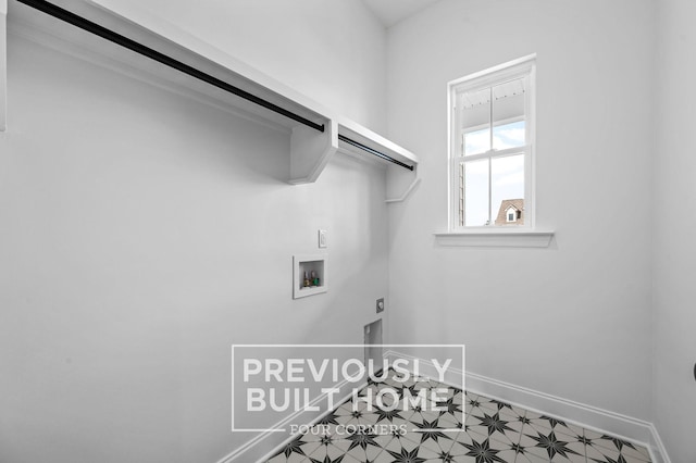 5532 Sinclair St, Murfreesboro, TN 37127 - clothes washing area with washer hookup, electric dryer hookup, and baseboards
