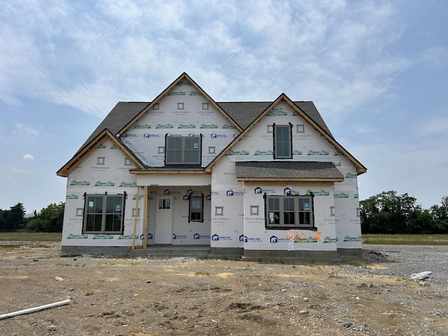 5532 Sinclair St, Murfreesboro, TN 37127 - property in mid-construction featuring a porch and roof with shingles