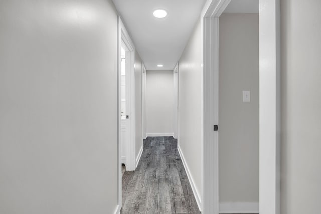 10 Grinnell Dr, Lawrenceburg, TN 38464 - corridor featuring wood finished floors, baseboards, and recessed lighting