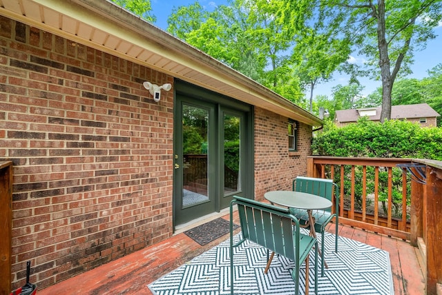 view of deck