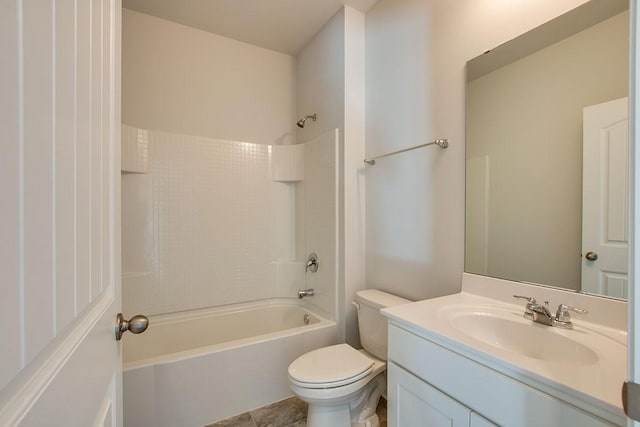 4017 Roane Dr, White House, TN 37188 - full bath with toilet, vanity, and shower / washtub combination