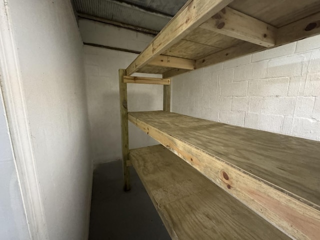 view of storage