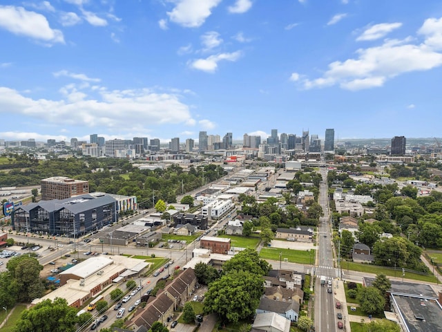 aerial view of a view of skyline