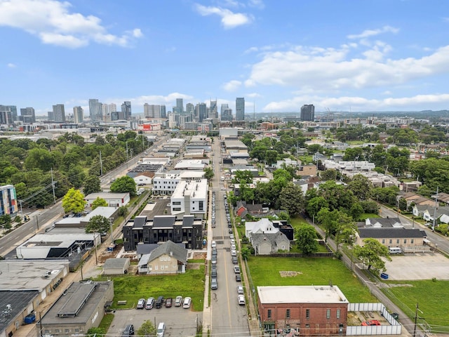 aerial view of a skyline view