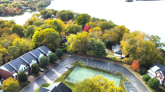 aerial perspective of suburban area