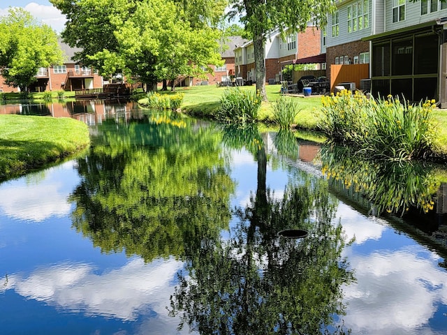 water view featuring nearby suburban area