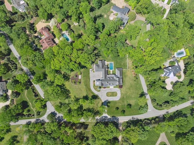 aerial overview of property's location