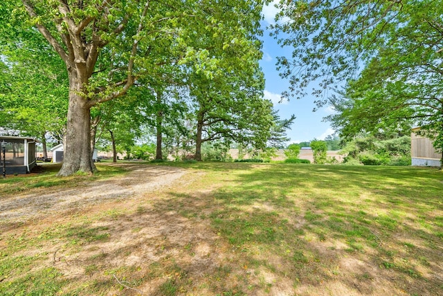 5921 Keysburg Rd, Adams, TN 37010 - view of grassy yard with a shed and an outbuilding
