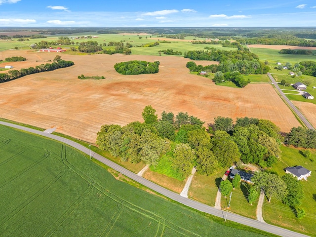 5921 Keysburg Rd, Adams, TN 37010 - aerial view of property and surrounding area featuring rural landscape