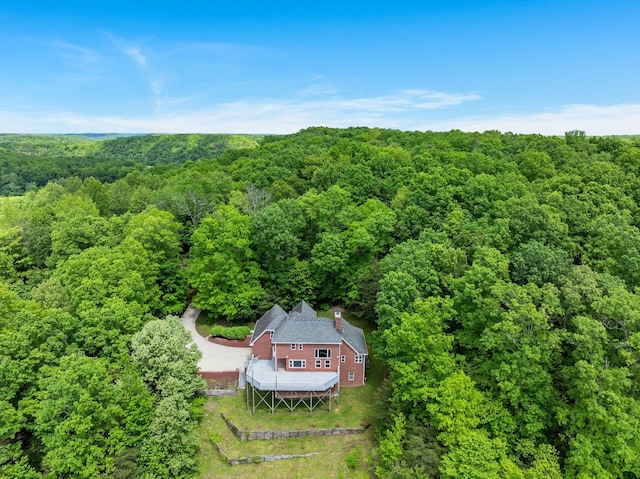 1709 Wildlife Trl, Kingston Springs, TN 37082 - view from above of property with a forest