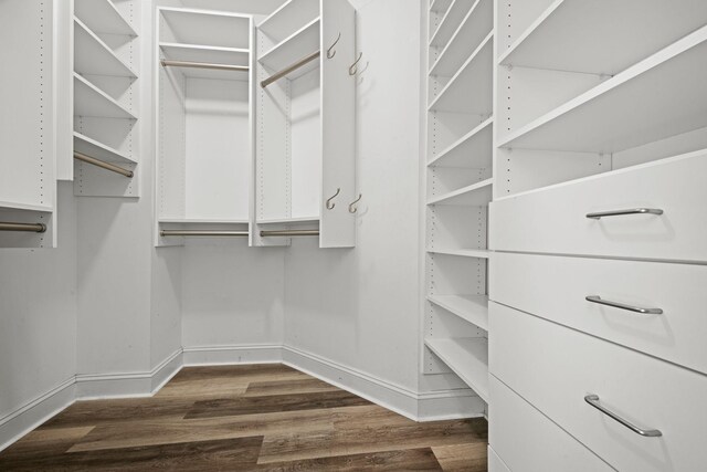 1709 Wildlife Trl, Kingston Springs, TN 37082 - spacious closet with dark wood-style flooring