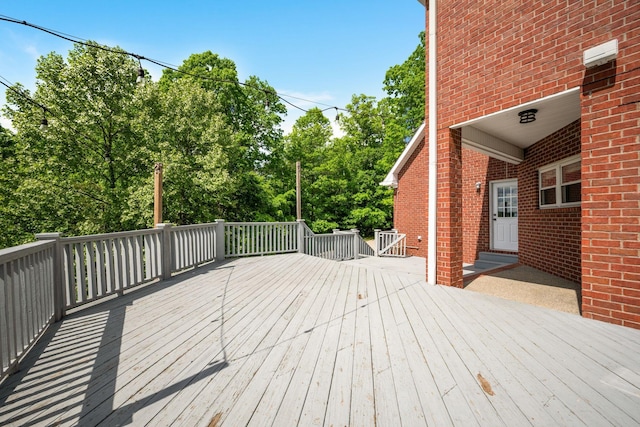 1709 Wildlife Trl, Kingston Springs, TN 37082 - deck featuring view of scattered trees