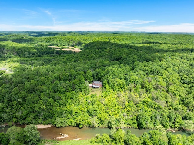 1709 Wildlife Trl, Kingston Springs, TN 37082 - bird's eye view of a forest and a large body of water
