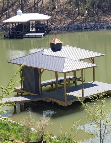 463 Waterfront Way, Ten Mile, TN 37880 - dock featuring boat lift and a water view