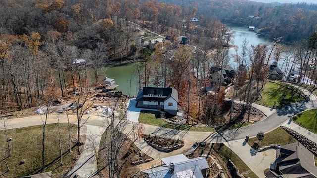 463 Waterfront Way, Ten Mile, TN 37880 - aerial view of property and surrounding area with a large body of water and a heavily wooded area