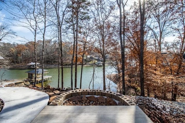 463 Waterfront Way, Ten Mile, TN 37880 - water view with a boat dock