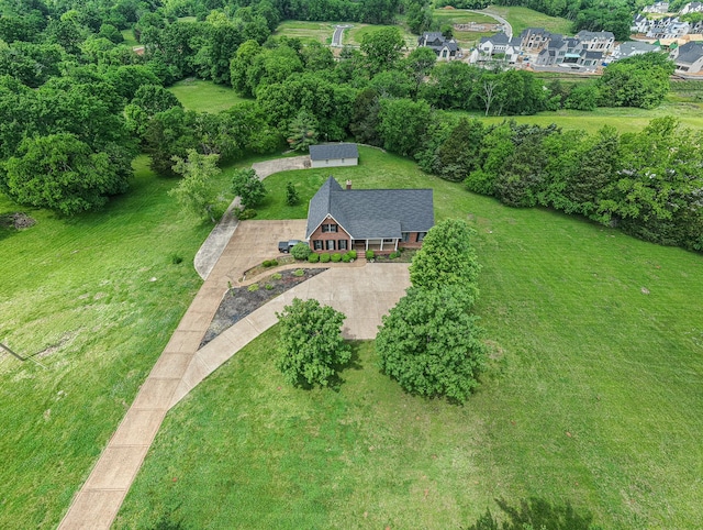 aerial view of property and surrounding area