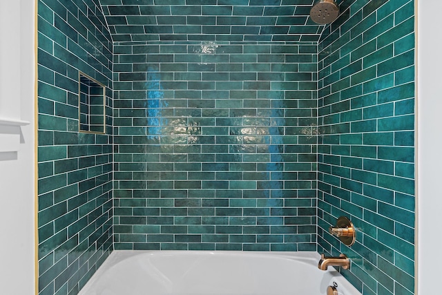 full bathroom featuring bathtub / shower combination
