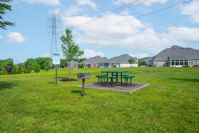 1113 Chickadee Cir, Hermitage, TN 37076 - view of property's community with a lawn