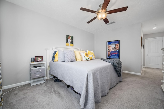 1626 Calcutta Dr, Murfreesboro, TN 37128 - carpeted bedroom featuring baseboards and a ceiling fan