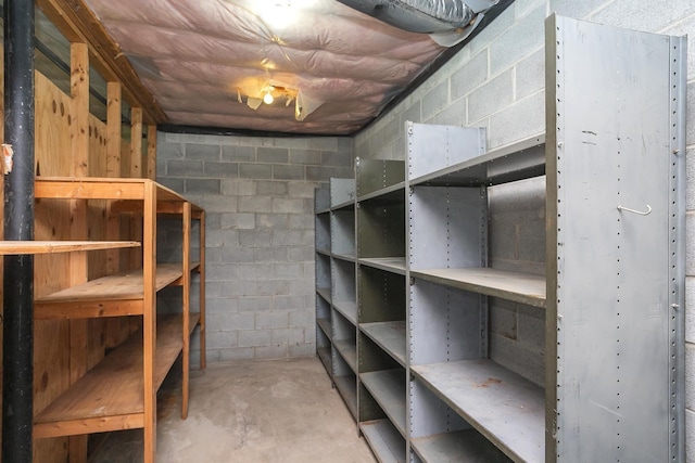 view of storage