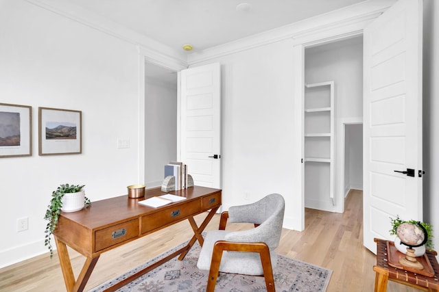 603B Freedom Ct, Nashville, TN 37209 - home office featuring light wood-style floors and baseboards