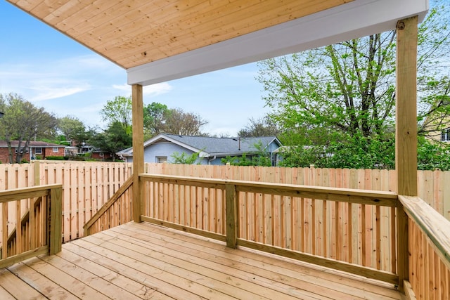 603B Freedom Ct, Nashville, TN 37209 - wooden terrace with a fenced backyard